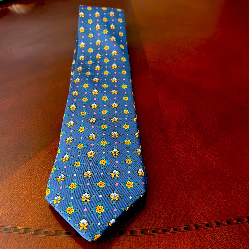 Hermes silk tie